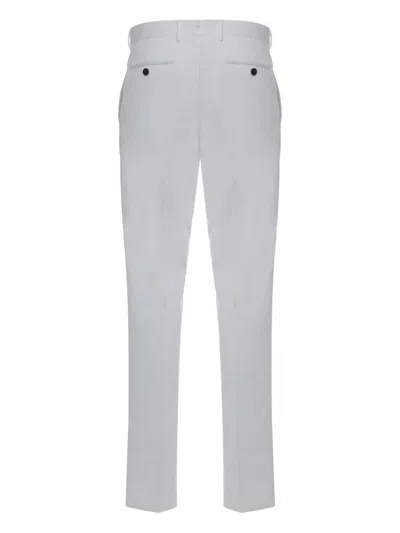 Moorer Carlon-ves Corduroy Trousers In White