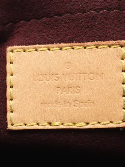 Pre-owned Louis Vuitton 2020 Monogram Montaigne Bb Satchel In Brown