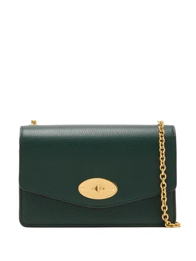 Mulberry Small Darley Turn-lock Cross Body Bag In Green