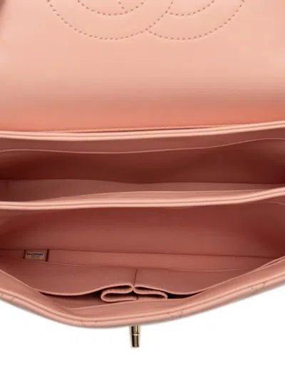 Pre-owned Chanel 2019 Small Quilted Lambskin Trendy Cc Flap Satchel In Pink