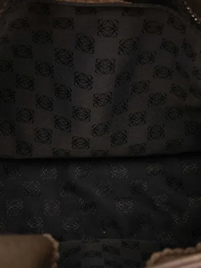 Pre-owned Loewe 2010-2025 Nappa Flamenco Tassel 22 Crossbody Bag In Brown