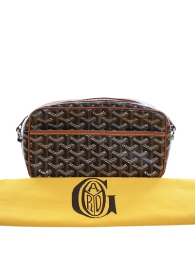 Pre-owned Goyard 2024 Ine Sac Cap Vert Crossbody Bag In Black