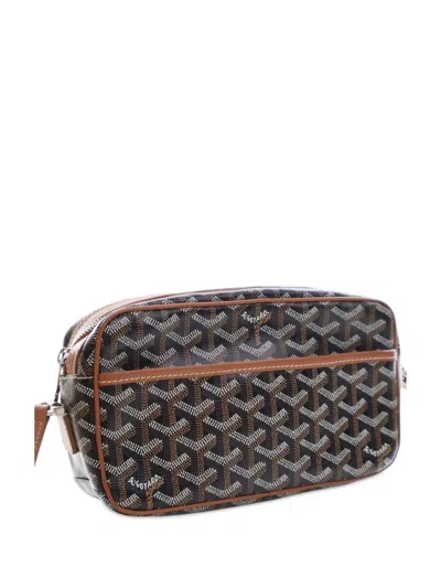 Pre-owned Goyard 2024 Ine Sac Cap Vert Crossbody Bag In Black