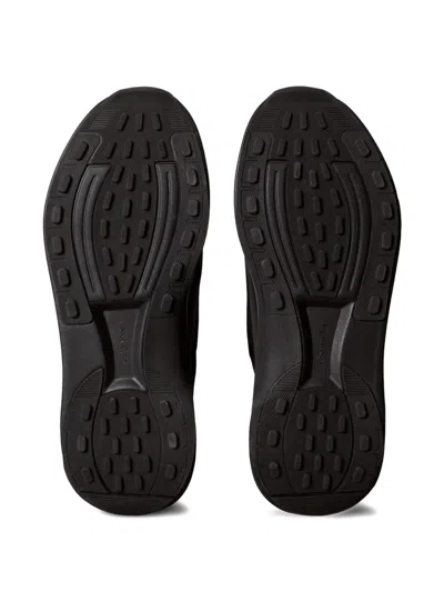 Calvin Klein Lace-up Sneakers In Black