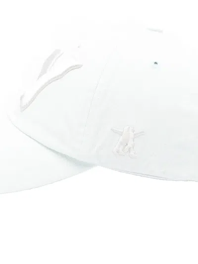 Open Yy Logo-embroidery Baseball Cap In White