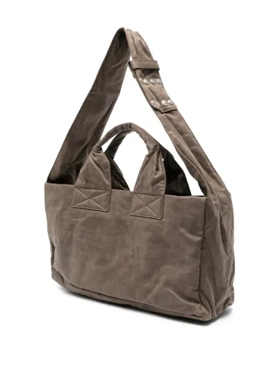 Open Yy Venti Double-handle Messenger Bag In Brown