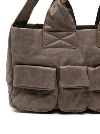 Open Yy Venti Double-handle Messenger Bag In Brown