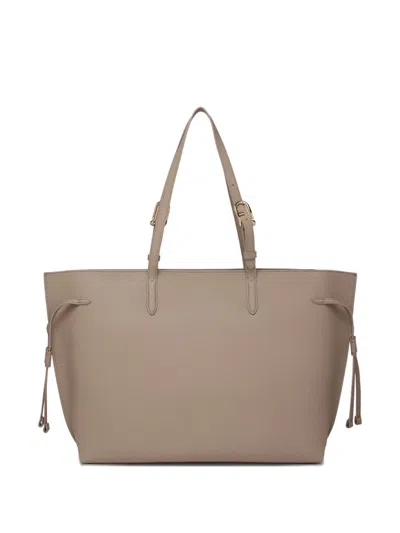 Furla Giove Drawstring Tote Bag In Neutral