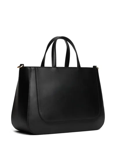 Tommy Hilfiger Logo-detail Tote Bag In Black
