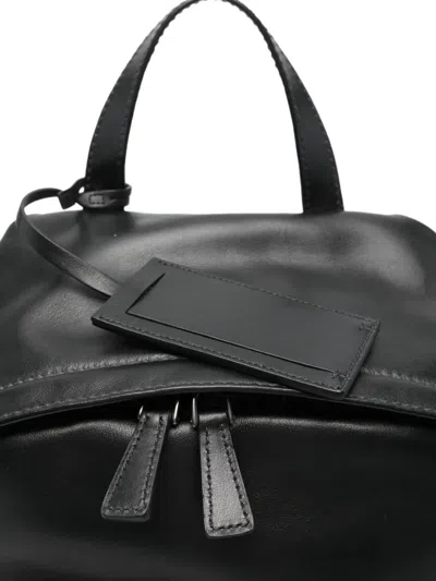 Prada Leather Backpack In Black