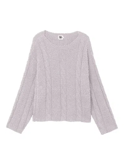 B+ab Long-sleeve Sweater In Animal Print