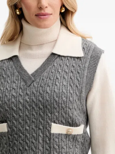 Fracomina Cable-knit Pocket Knitwear In Multi