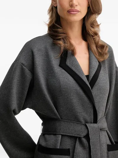 Joseph Ribkoff Belted Jacket In Multi
