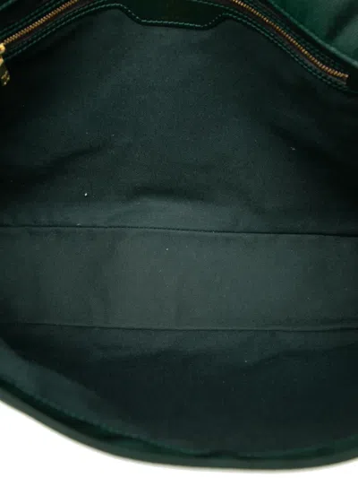 Pre-owned Louis Vuitton 1998 Taiga Dersou Crossbody Bag In Green