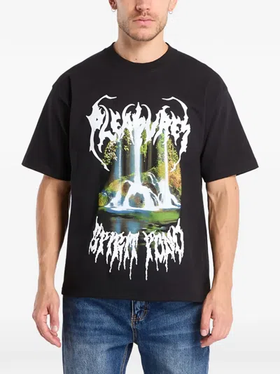 Pleasures Pond T-shirt In Black
