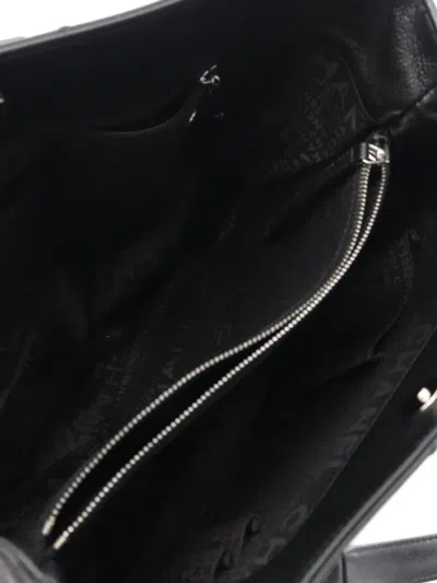 Pre-owned Chanel 2005-2006 Caviar Chocolate Bar Tote Bag In Black