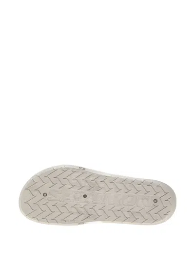 Salomon Logo Summeride Slides In White