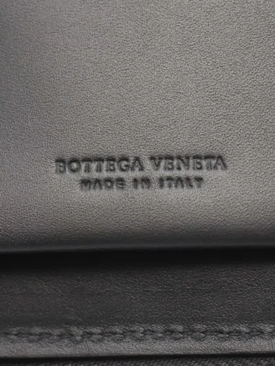 Pre-owned Bottega Veneta 2012-2025 Nappa Intrecciato Zip Wallet Long Wallets In Gray