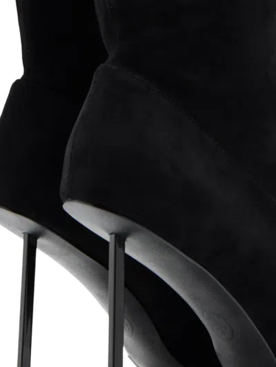 Femme La Jameson Pointed-toe Boots In Black