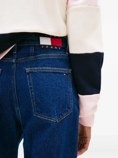 Tommy Jeans Button-up Trousers In Animal Print