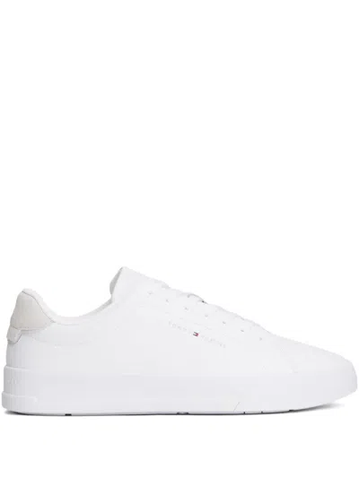 Tommy Hilfiger Logo Sneakers In White