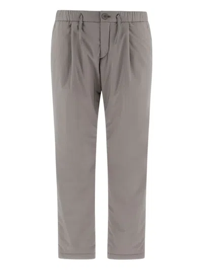 Herno Pleated Trousers In Gray