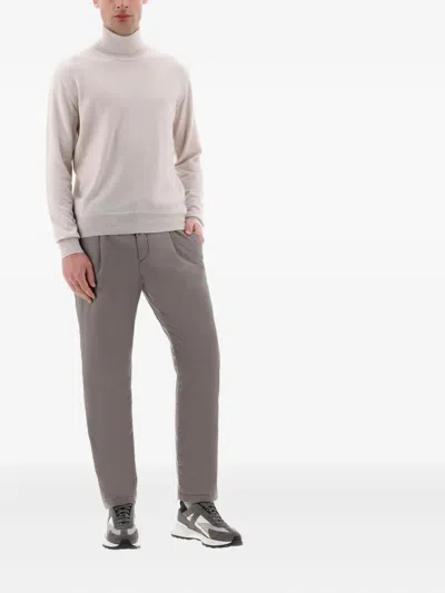 Herno Pleated Trousers In Gray
