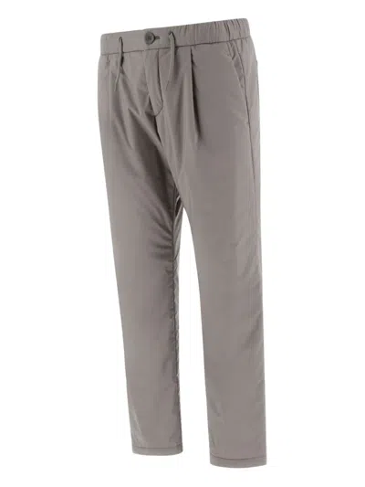 Herno Pleated Trousers In Gray