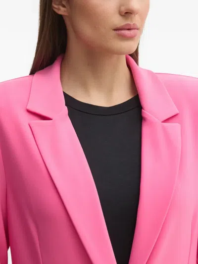 Joseph Ribkoff Notched-lapel Blazer In Pink