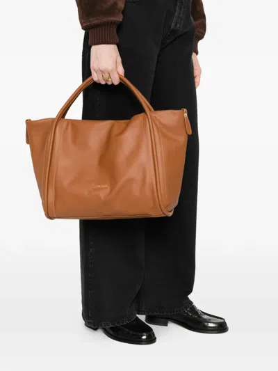 Marc Ellis Large Lola Tote Bag In Brown