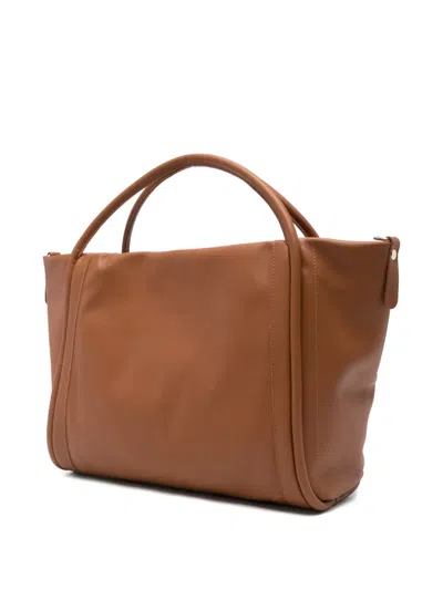 Marc Ellis Large Lola Tote Bag In Brown