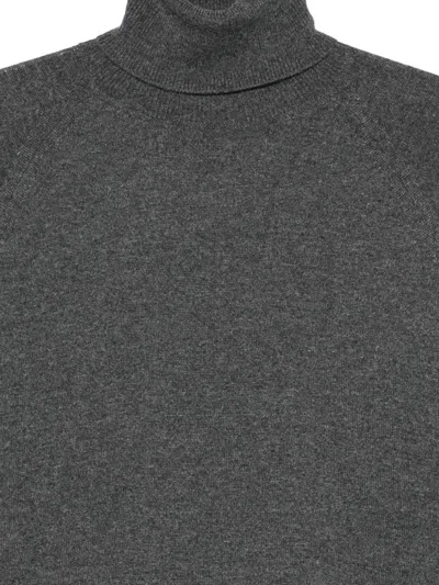 Prada Roll-neck Sweater In Gray