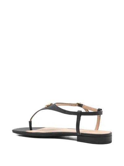 Ralph Lauren Thong-strap Logo-detail Sandals In Multi