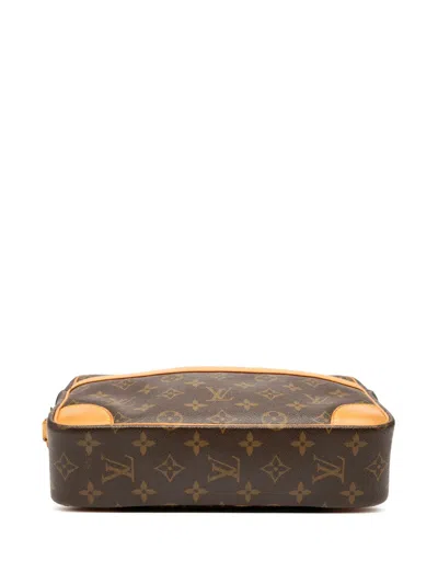 Pre-owned Louis Vuitton 2004 Monogram Trocadero 27 Crossbody Bag In Brown