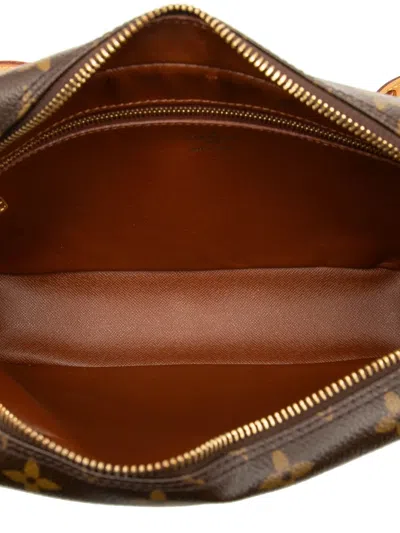 Pre-owned Louis Vuitton 2004 Monogram Trocadero 27 Crossbody Bag In Brown