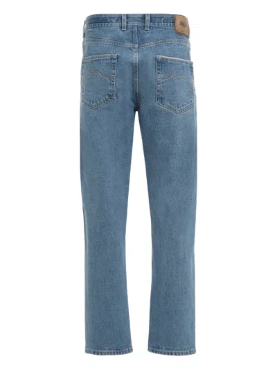 Moorer Slim Fit Jeans In Blue