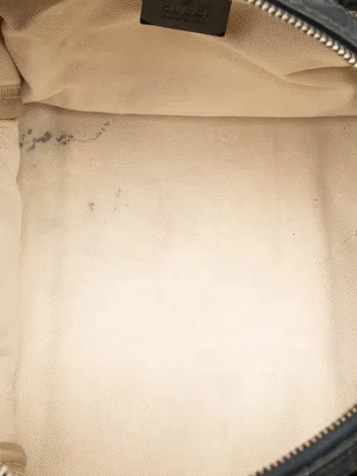 Pre-owned Gucci 2000-2015 Medium Gg Canvas Web Joy Boston Bag Satchel In Brown