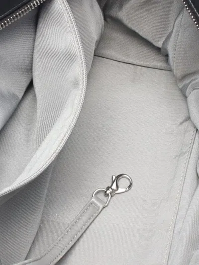 Pre-owned Chanel 2012 Cc Lambskin Bengal Shopping Tote Bag In Black