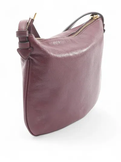 Pre-owned Loewe 2010-2025 Leather Heritage Shoulder Bag In Red