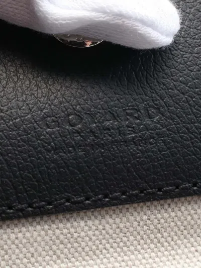 Pre-owned Goyard 2010-2025 Ine Saint Louis Pm Tote Bag In Black