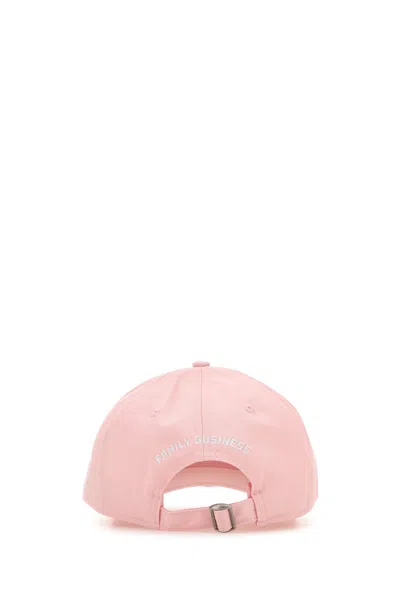 Dsquared2 Pink Cotton Baseball Cap In Pink