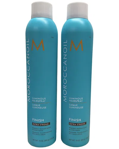 Moroccanoil Unisex 10oz Luminous Hairspray Finish Extra Strong In Blue
