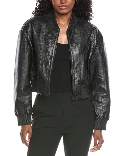 Walter Baker Rowan Leather Jacket In Black
