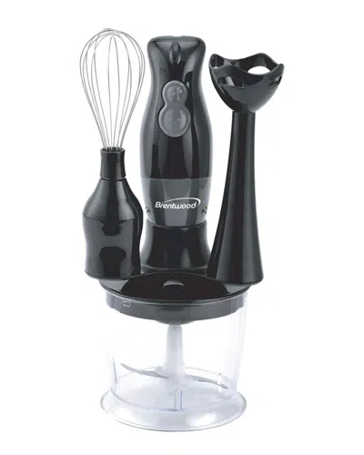 Brentwood Hand Blender & Food Processor In Black