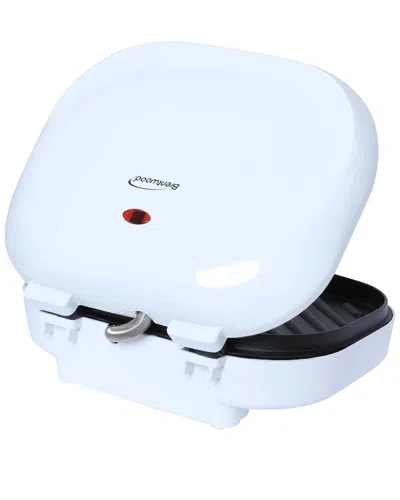 Brentwood Indoor Electric Grill & Panini Press In White