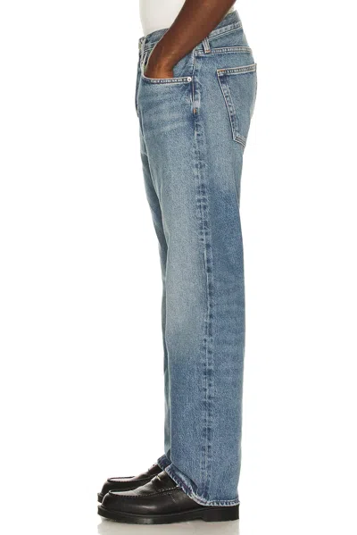 Agolde Magnus Button Jeans In Blue
