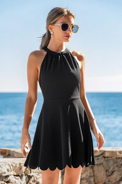 Cupshe Beverly Black Mini Dress In Black