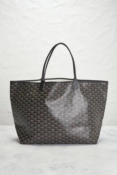 Pre-owned Goyard Saint Louis Gm Tote Bag In Black