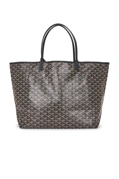Pre-owned Goyard Saint Louis Gm Tote Bag In Black