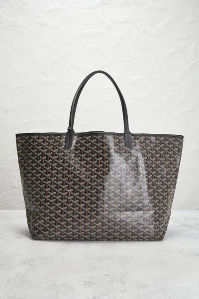 Pre-owned Goyard Saint Louis Gm Tote Bag In Black